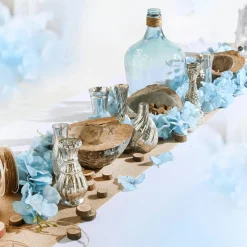 Tischdeko Silbervasen Mit Tablett, 8-teilig