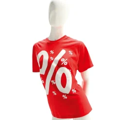 T-Shirt "Prozent" Größe L