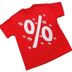 T-Shirt "Prozent" Größe L