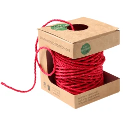 Umweltfreundliche Baumwollkordel 3 Mm 30 M Rot
