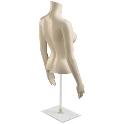 Umweltfreundlicher PE Damen-Torso, Hautfarbe