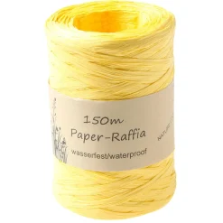 Umweltfreundliches Raffia-Band Aus Abbaubarem Material 7 Mm 150 M Gelb
