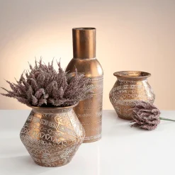 Vase Kupfer Rund 22,8 Cm