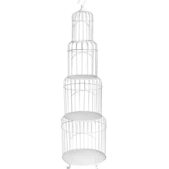 Vogelkäfig-Regal, 185 Cm, Weiß