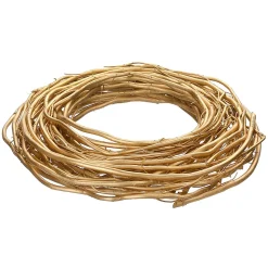 Weiden-Ast-Türkranz Gold Lackiert 40 Cm