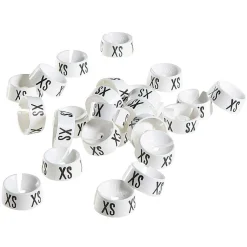 Weiße Größenreiter Mit Konfektionsgrößen XS