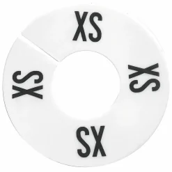 Weiße Größenscheibe Mit Konfektionsgröße XS