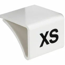 Weiße Regalbodenaufstecker Größe XS