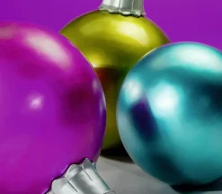 Weihnachtskugel, 70 Cm Ø, Cerise