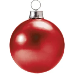 Weihnachtskugel, 60 Cm Ø, Rot, Gold