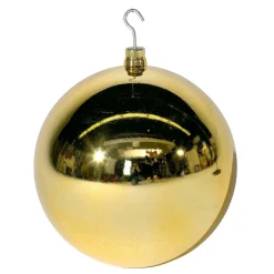 Weihnachtskugel XXL Gold Glänzend, 40 Cm
