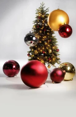 Weihnachtskugel XXL Gold Glänzend, 50 Cm