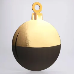 Weihnachtskugel-Display 35 X 46 Cm Schwarz Gold