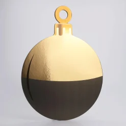 Weihnachtskugel-Display 51 X 67 Cm Schwarz Gold