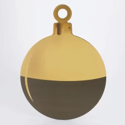 Weihnachtskugel-Display 51 X 67 Cm Schwarz Gold