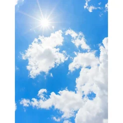 XL Stoffbanner Sonniger Himmel 150 X 200 Cm