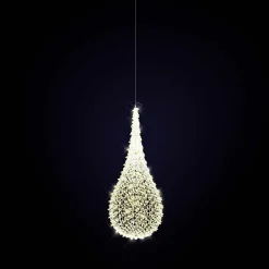 XXL Dekolichtobjekt Tropfen Gold 200 Cm