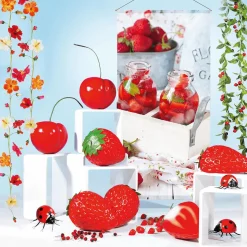 XXL Erdbeer Lebensmittel-Attrappe 40 Cm 30 Cm Ø