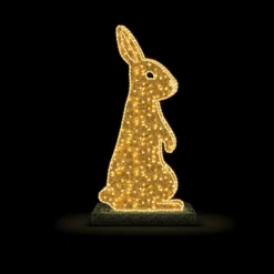 XXL LED Hase Auf Zwei Pfoten Für Außen 185 Cm