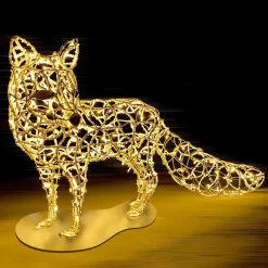 XXL LED Lichtfigur Fuchs Für Außen, 145 Cm