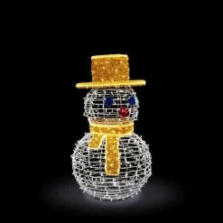 XXL LED Lichtobjekt Schneemann Für Außen