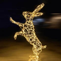 XXL LED-Lichtfigur Hase Für Außen, 110 Cm