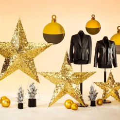 XXL Metall-Deko-Stern, Gold, 150 Cm Ø