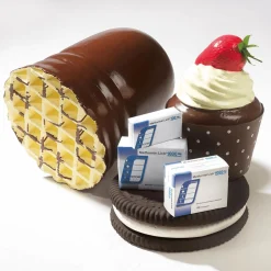 XXL Schokokuss Lebensmittel-Attrappe 35 Cm