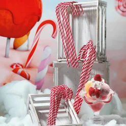 XXL Zuckerstangen Lebensmittel-Attrappe 5 Stück 50 Cm