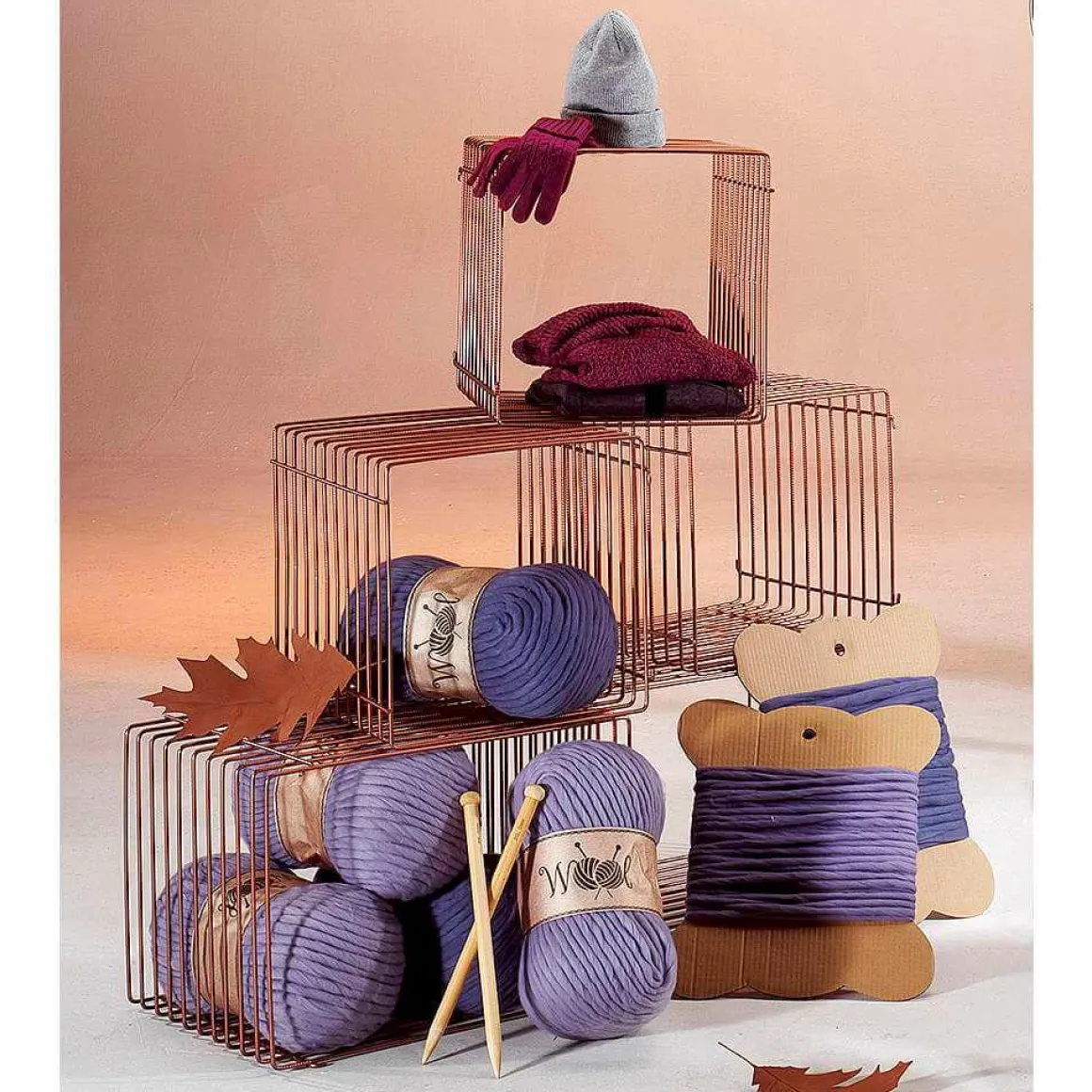 XXL-Deko-Wollknäuel 40 X 22 Cm Grau