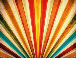 XXL-Planenbanner "Bunte Farbstrahlen" Aus Schwer Entflammbarer LKW-Plane 250 X 330 Cm