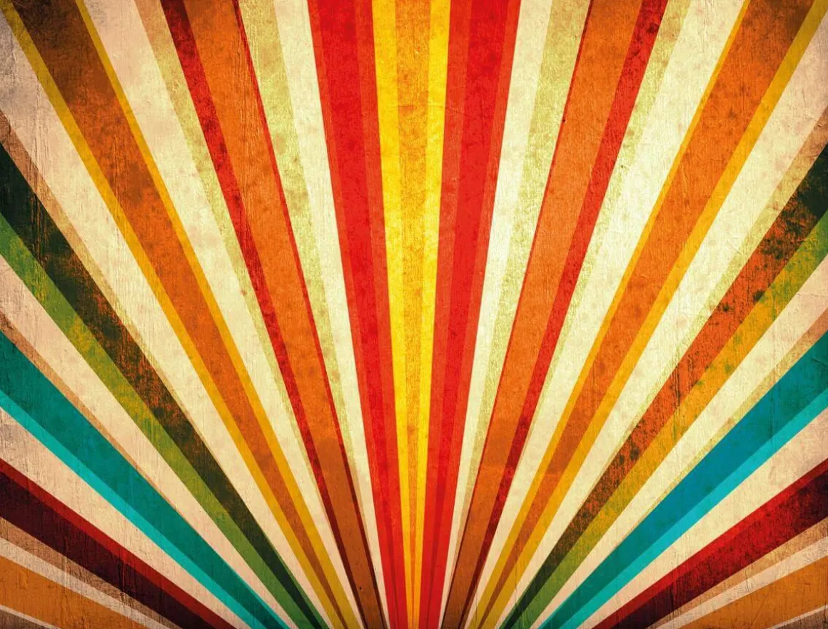 XXL-Planenbanner "Bunte Farbstrahlen" Aus Schwer Entflammbarer LKW-Plane 250 X 330 Cm