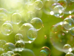 XXL-Planenbanner "Seifenblasen" Aus Schwer Entflammbarer LKW-Plane 250 X 330 Cm