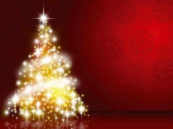 XXL-Planenbanner "Weihnachtsbaum" Aus Schwer Entflammbarer LKW-Plane 250 X 330 Cm