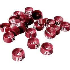 Zahlenreiter, Dunkelrot Größe XXL